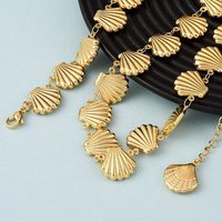 Beach 304 Stainless Steel Sea Animals Link Chain Necklace for Women — Pendant Necklace