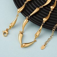 Collier en Chaîne de Lien en Acier Inoxydable 304 pour Femmes — Collier pendentif