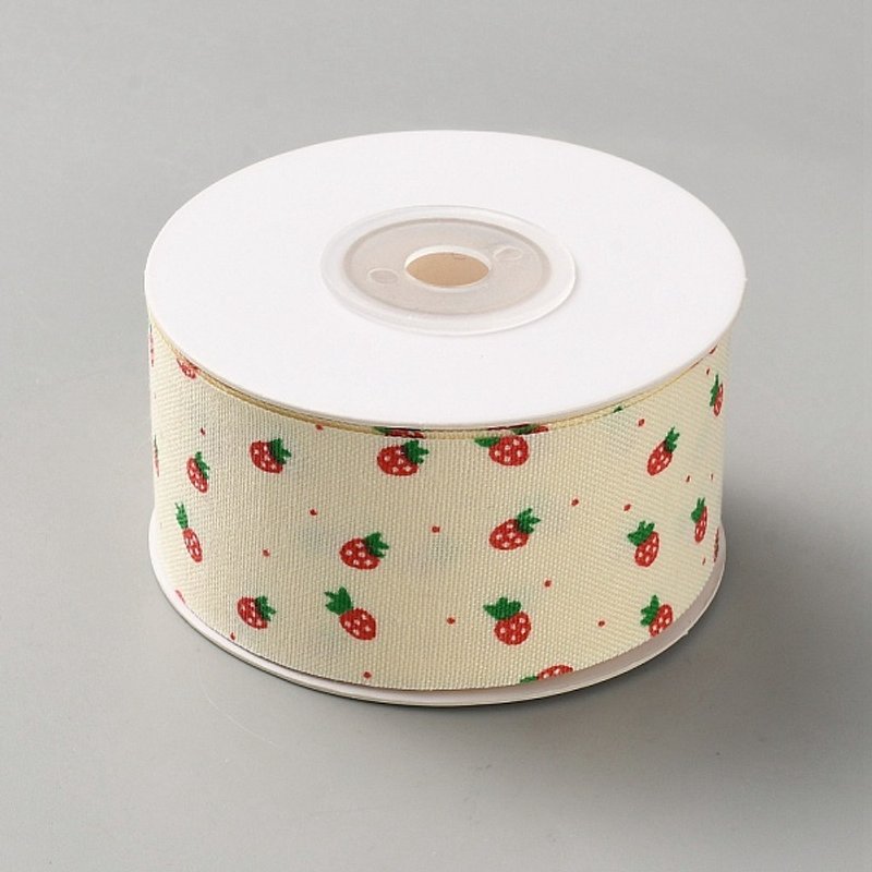 Ribbons en Polyester pour Décoration Vêtements, Fraise, 10 Yards