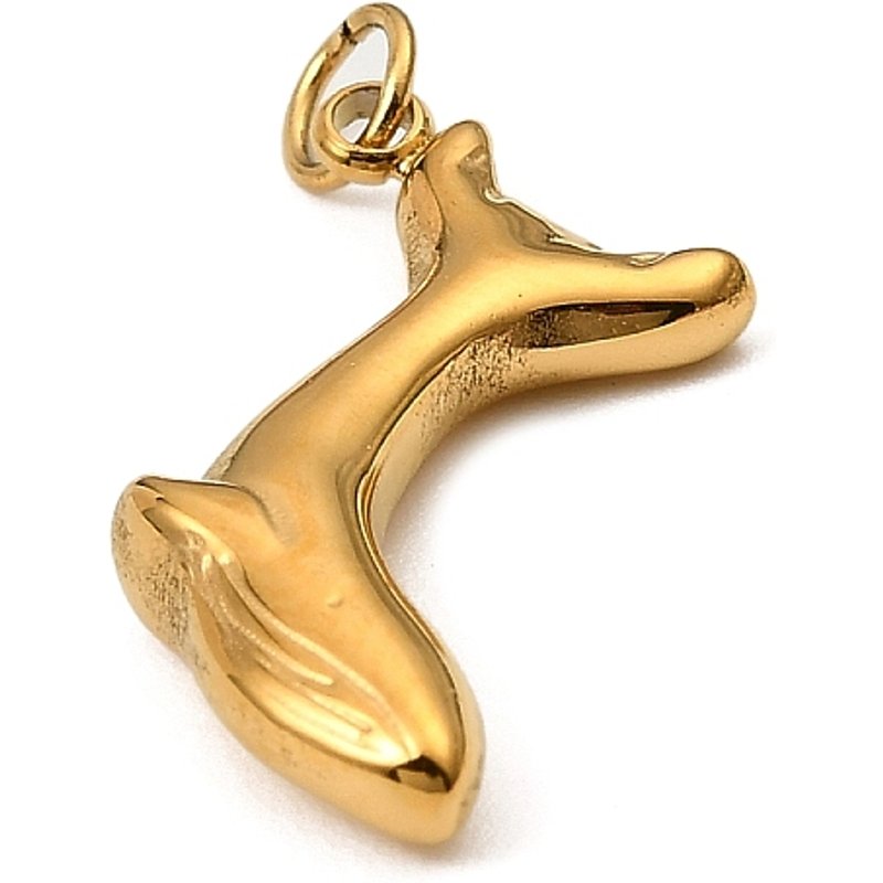 Pendentif Dauphin en Acier Inoxydable 304, Sans Cadmium, Sans Plomb — Breloques et pendentifs
