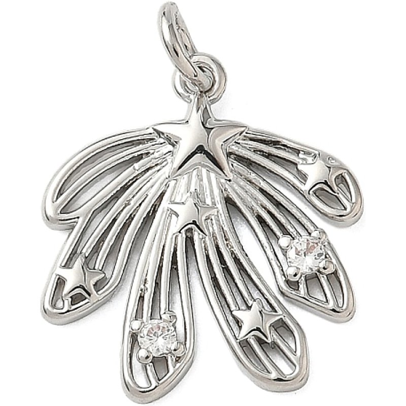 Charms Météore en Zircon Cubique Pave Micro en Laiton — Breloques et pendentifs
