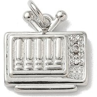 Charms Télévision en Zircon Cubique Pave Micro en Laiton avec Anneau