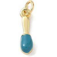 Charms en Émail en Laiton, Charms de Brosse à Dents, Plaqué Or 18K