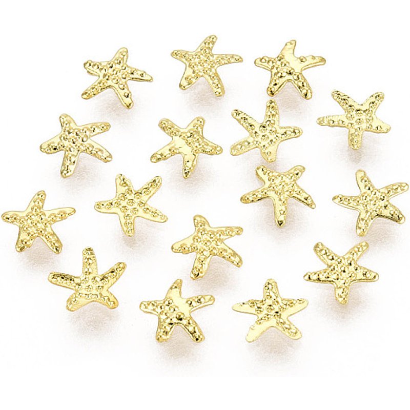 Aluminum Cabochons Starfish Shape for Resin Jewelry Making
