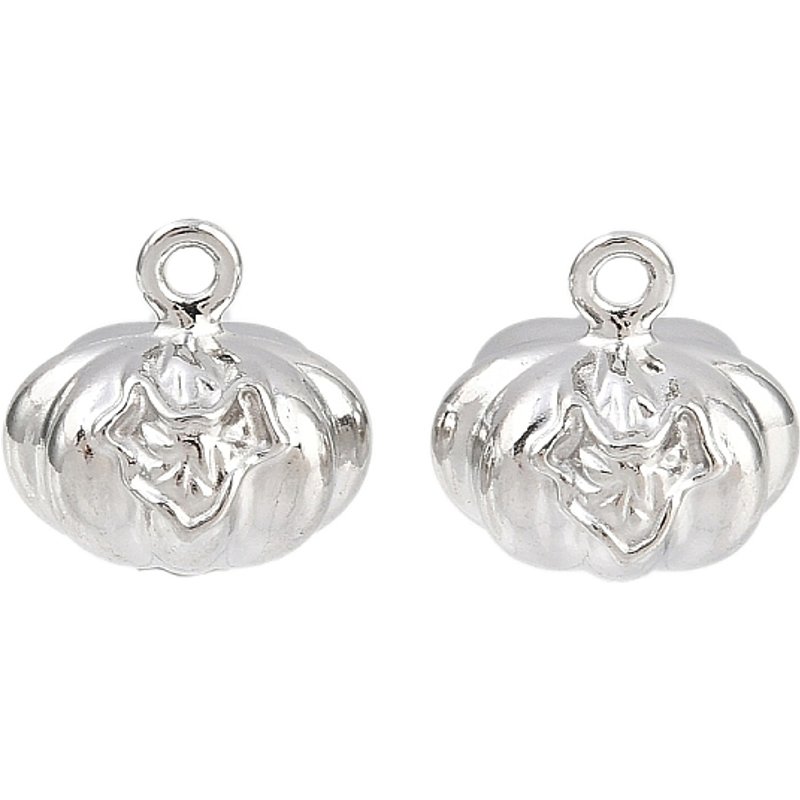 Charms en Acier Inoxydable 304, Charms Citrouille avec Trou de 1.4mm — Breloques et pendentifs