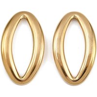 Anneaux de Liaison en Acier Inoxydable 304, Œil de Cheval, Plaqué Or 18K — Accessoires pour bijoux