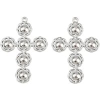 304 Stainless Steel Cross Charms Pendants