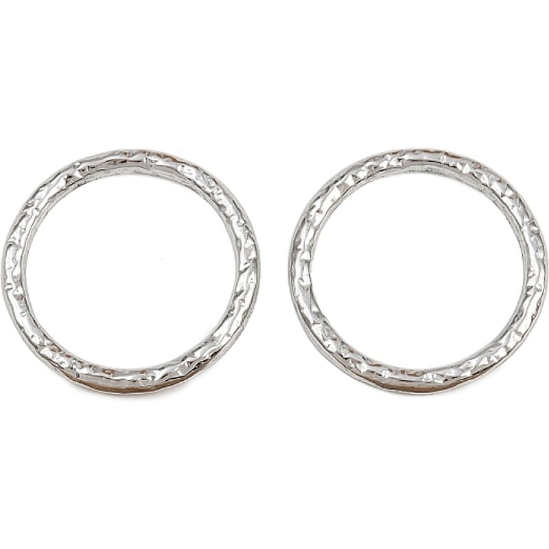 Anneaux de Liaison en Acier Inoxydable 304, Texturé, Non-Tarnissant, 22mm — Accessoires pour bijoux