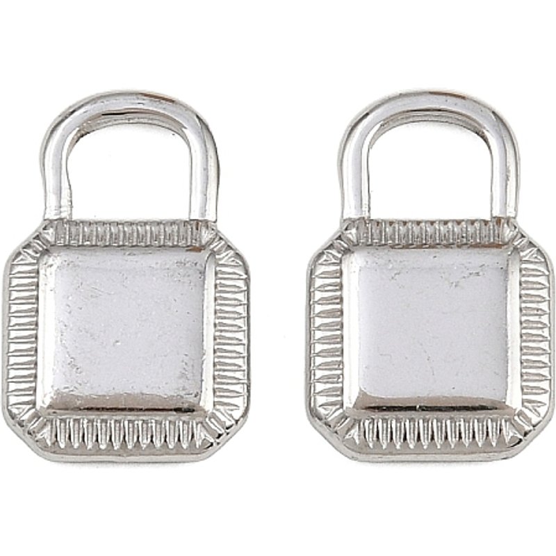 Pendentifs en acier inoxydable 304, charms de verrou — Breloques et pendentifs