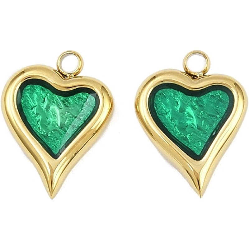 Charms en acier inoxydable 304 avec plaquage en or 18K — Breloques et pendentifs