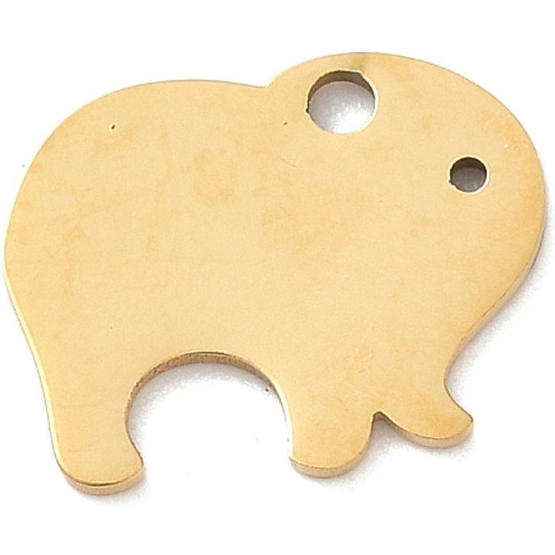 Charms en Acier Inoxydable 304 avec Plaquage en Or 18K — Breloques et pendentifs