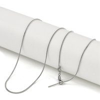 Collier à chaîne serpent ajustable en acier inoxydable 201 — Collier pendentif