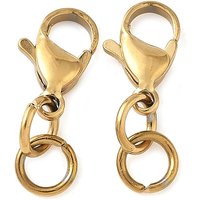 Attaches de homard en acier inoxydable 304 avec anneaux - 20mm — Accessoires pour bijoux