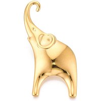 Attache de cravate éléphant en acier inoxydable 304 pour vêtements — Broches