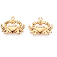 Réglages de Pendentif en Acier Inoxydable 304, Crabe, pour Pierres de 2mm — Accessoires pour bijoux