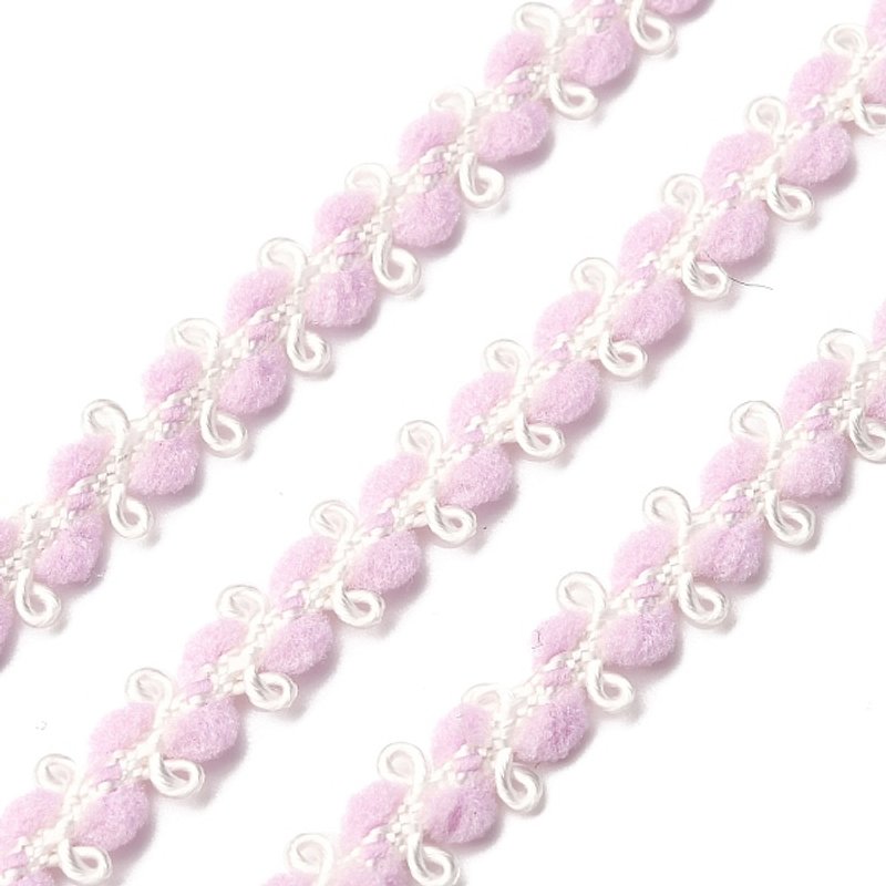 Ruban en Dentelle Tressé en Polyester pour Rideaux et Décor — Chaînes, fils et cordons