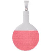 201 Stainless Steel Ping Pong Table Tennis Racket Pendant