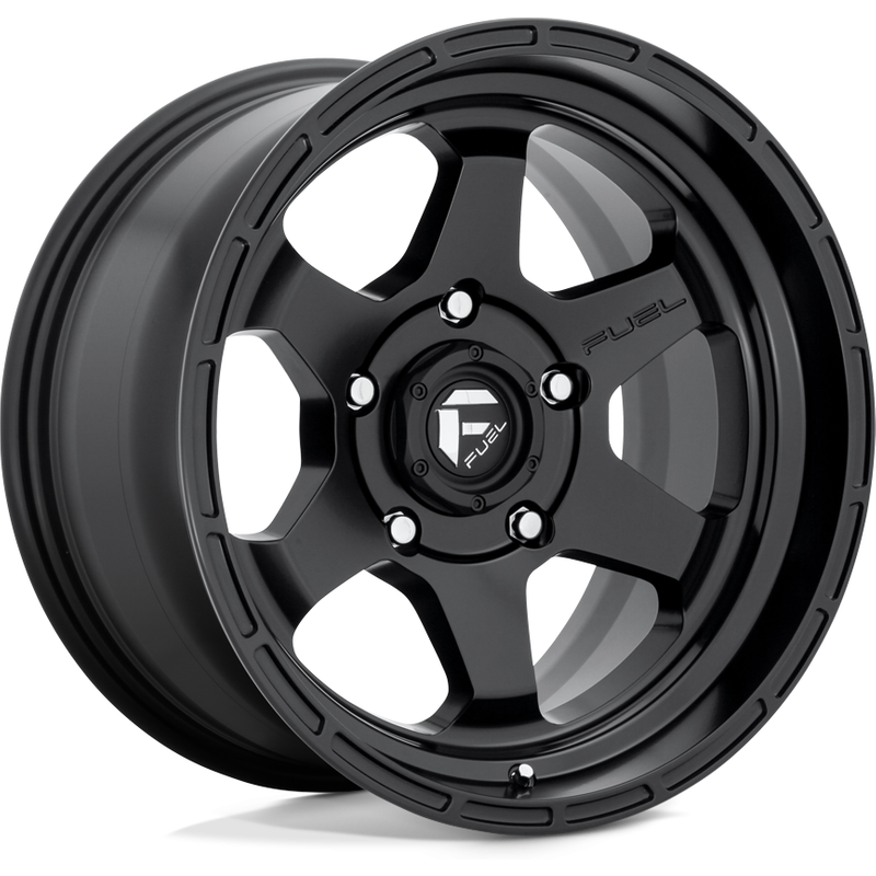 Roues Fuel D664 Shok Noir Mat - 17x9 - 5x127 -12 Offset