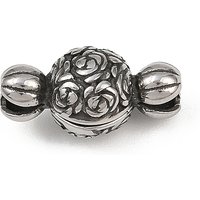 Fermoirs magnétiques ronds en acier inoxydable 316, argent antique — Accessoires pour bijoux