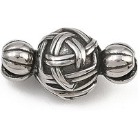 Attaches magnétiques ronds en acier inoxydable 316, argent antique — Accessoires pour bijoux