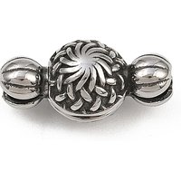 Fermoirs magnétiques ronds en acier inoxydable 316, argent antique