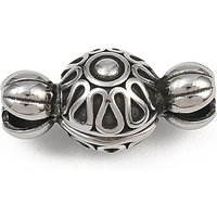 Fermoirs Magnétiques Ronds en Acier Inoxydable 316, Argent Vieilli — Accessoires pour bijoux