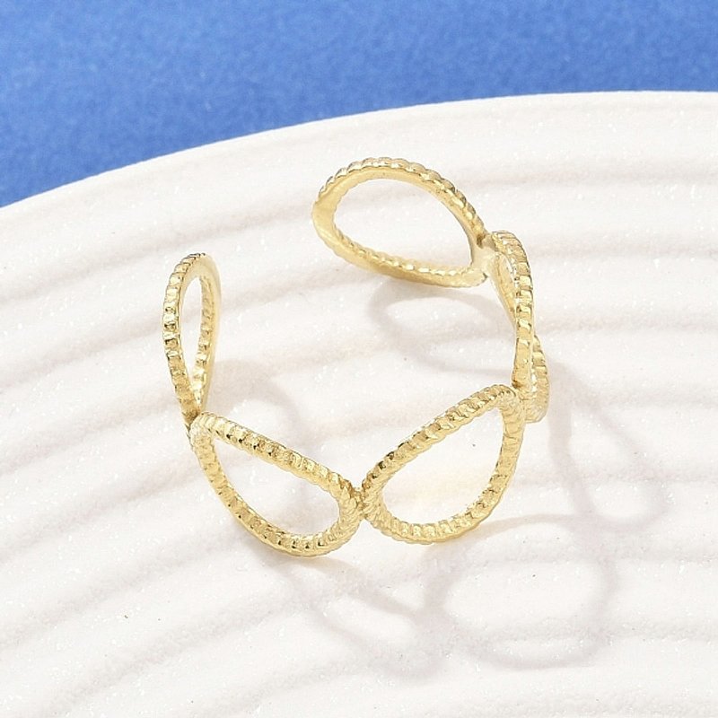 Bagues de poignet en acier inoxydable 304 avec plaquage en or 18K, 11mm — Bijoux fantaisie
