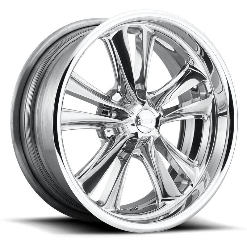 Foose F237 Knuckle Polished Wheels - 17x8 - 5x120.65 Bolt Pattern — Wheels & Rims