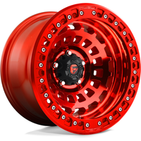 Roues Fuel D100 Zephyr Beadlock Rouge - 17x9 - 6x139.7 -15 Offset