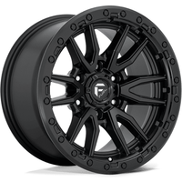 Jantes Fuel D679 Rebel Noir Mat - 17x9 - 6x139.7 -12 Offset — Roues et jantes