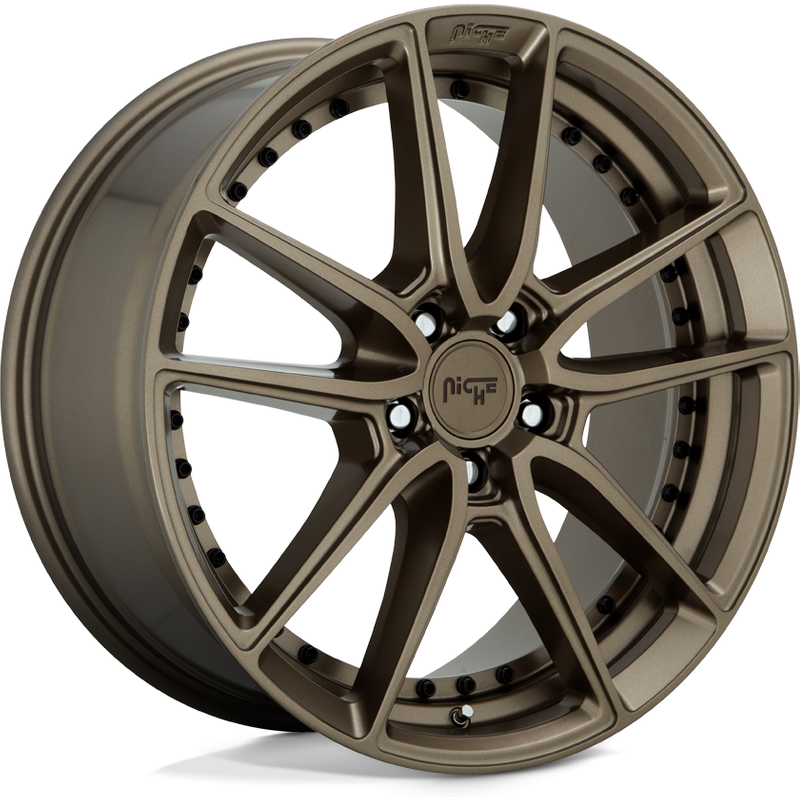 Niche M222 DFS Bronze Wheels - 18x8 - 5x114.3 Bolt Pattern — Wheels & Rims