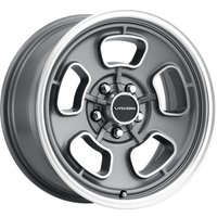 Roues American Muscle 148 Shift Machined Gray - 15x5.5 - 5x120.65 — Roues et jantes