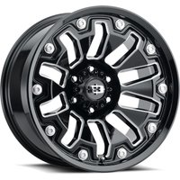 Jantes Vision Off Road 362 Armor Noir Brillant Milled - 20x10 - 6x135
