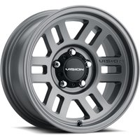 Roue Vision Off Road 355 Manx Overland Gray - 15x7.5 - 5x120.65 — Roues et jantes