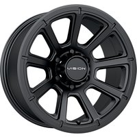 Roues Vision Off Road 353 Turbine Noir Mat - 20x9 - 6x135