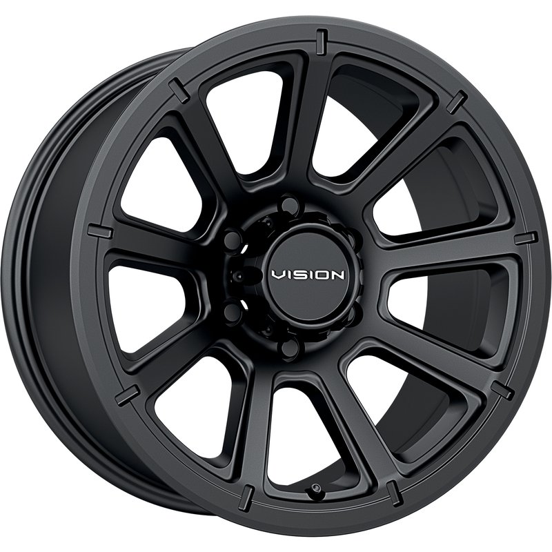 Vision Off Road 353 Turbine Matte Black Wheel - 20x9 - 6x135 — Wheels & Rims