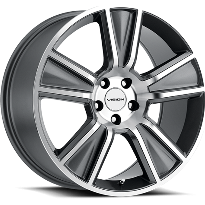 Roues American Muscle V223 Stunner Gunmetal - 20x11 - 5x120 — Roues et jantes