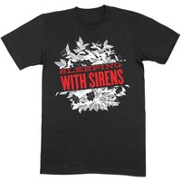 Sleeping With Sirens Unisex Floral Tee for Men — Mens T Shirts