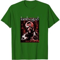 Lamb Of God Unisex Tee: Gas Masks Waves for Men — Mens T Shirts