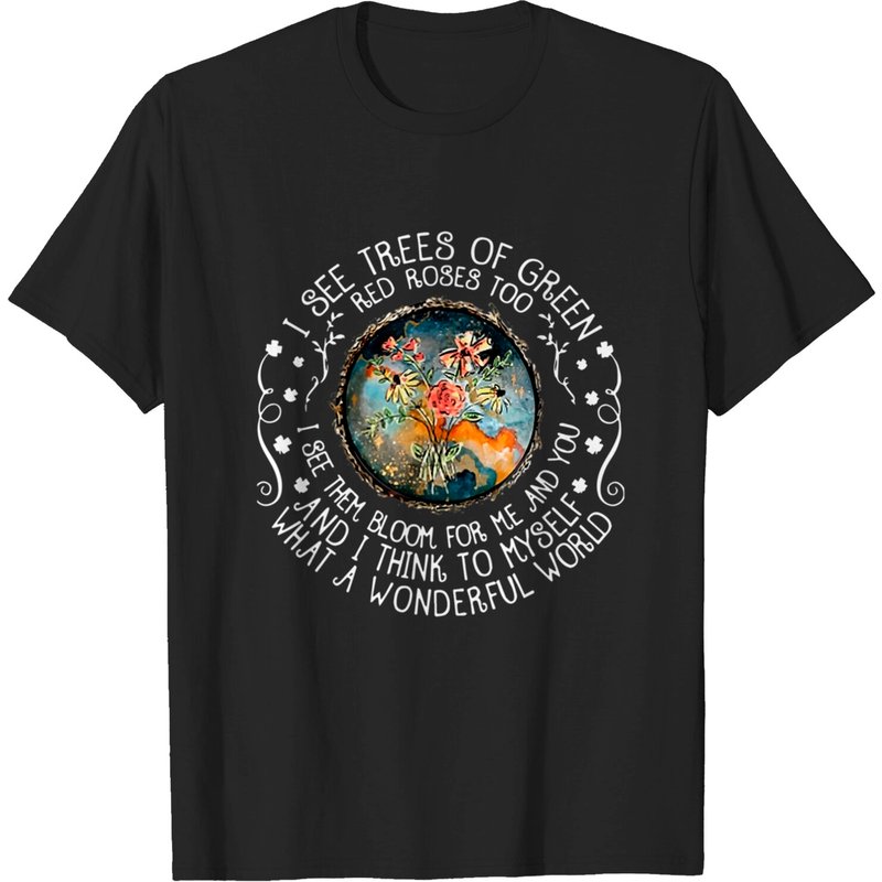 T-shirt I See Trees Of Green Red Roses Too pour hommes — T-shirts pour hommes