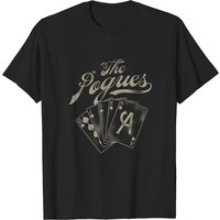 T-shirt unisexe The Pogues : Ace pour hommes en noir — T-shirts pour hommes