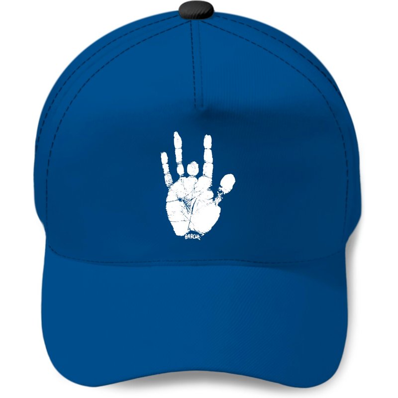 Casquette de Baseball Logo Main Jerry Garcia - Bleu Royal — Casquette de baseball