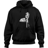 Hoodie Arctic Monkeys Microphone - Unisexe Noir