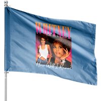 Whitney Houston How Will I Know Adult Short Sleeve House Flags