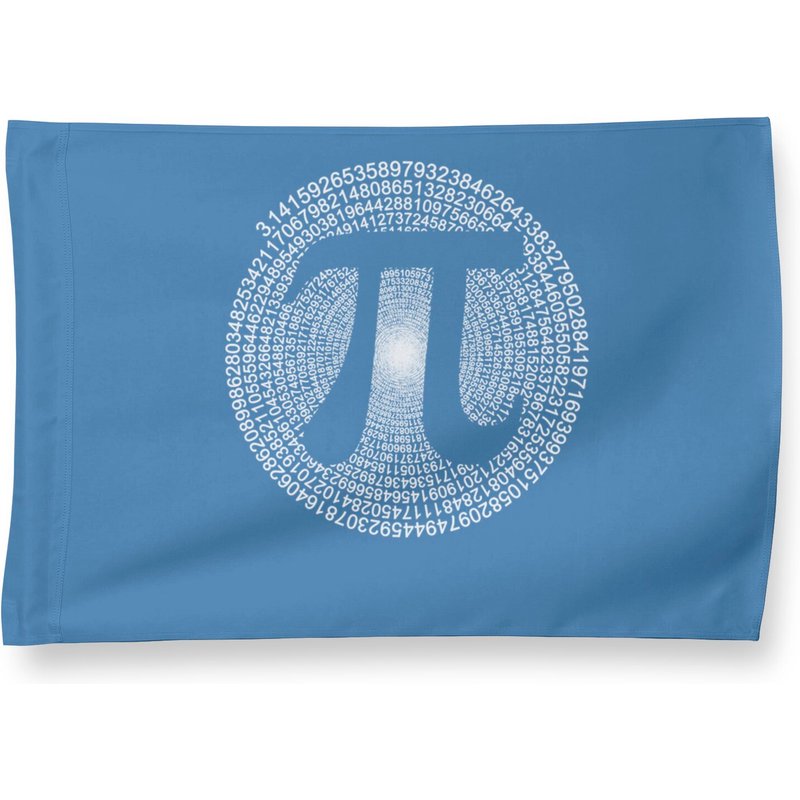 Math Pi House Flags 3.14 - Double-Sided Polyester Flags — Decorative Flags