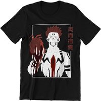 T-Shirt Jujutsu Kaisen Sukuna Ryomen pour hommes — T-shirts pour hommes