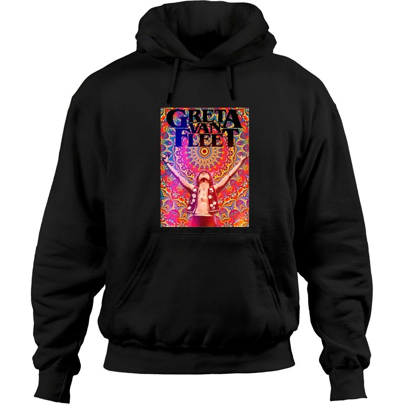 Hoodies Classiques de Greta Van Fleet N Roll Band en Unisexe — Sweats à capuche pour hommes
