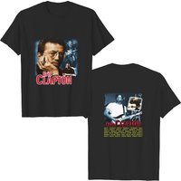 T-shirt Vintage Eric Clapton pour hommes - Design double face — T-shirts pour hommes