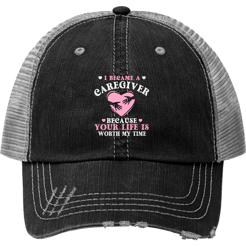 Casquette Trucker I Became A Caregiver