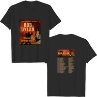 T-shirt pour hommes Bob Dylan Rough and Rowdy Ways Tour 2022 — T-shirts pour hommes